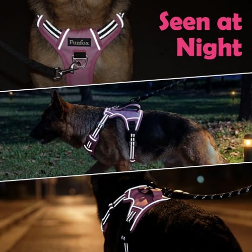 Dog Harness No Pull (Pink / Small)