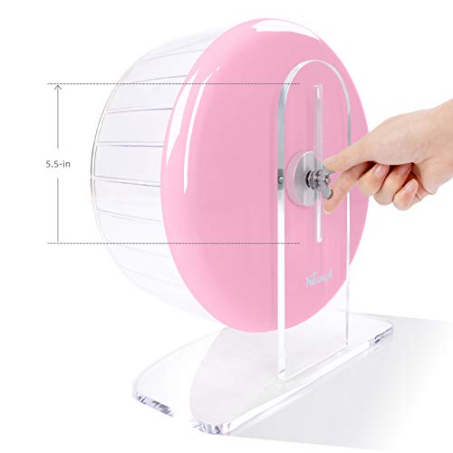 Super Silent Hamster Exercise Wheels (youth large / 11-13 / Pink)