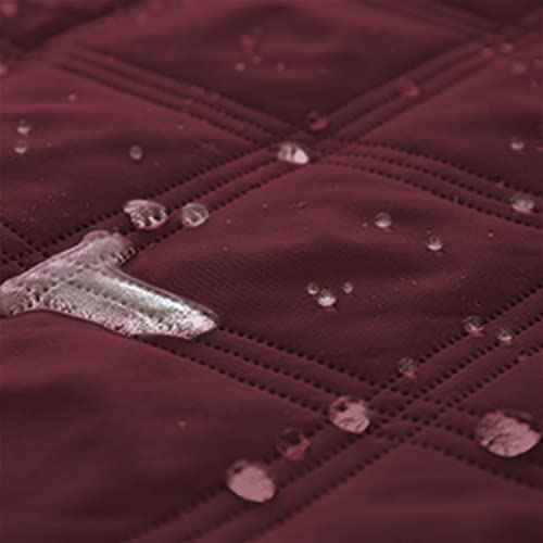 Waterproof Dog Bed Cover Pet Blanket with Anti (40x70 Inch (Pack of 1) / Burgundy)