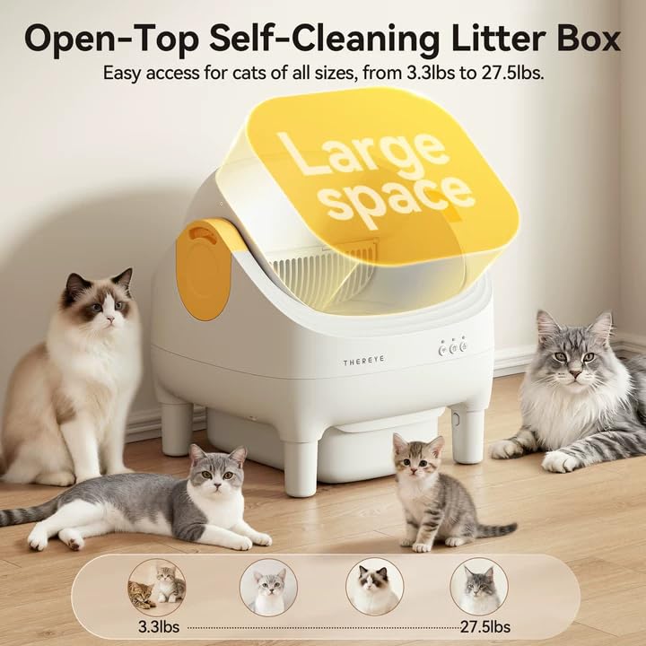 Automatic Litter Box (Yellow)
