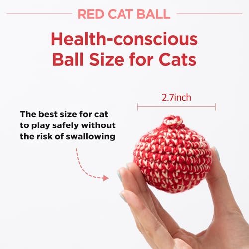 Red Cat Ball 2.7 inch (W/O Bell / 2.7inch)