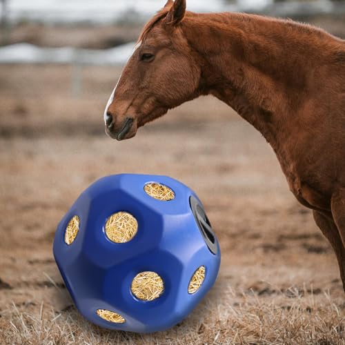 Hay Feeder Horse Treat Ball (Blue)