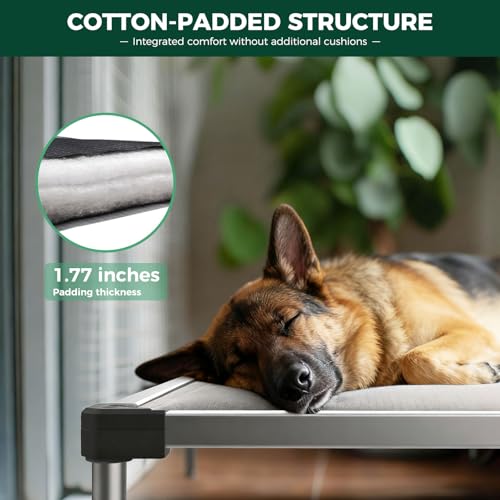 TitanNest Padded Chew (Gray / Large Dog (47.0"L x 29.0"W x 7.3"H))