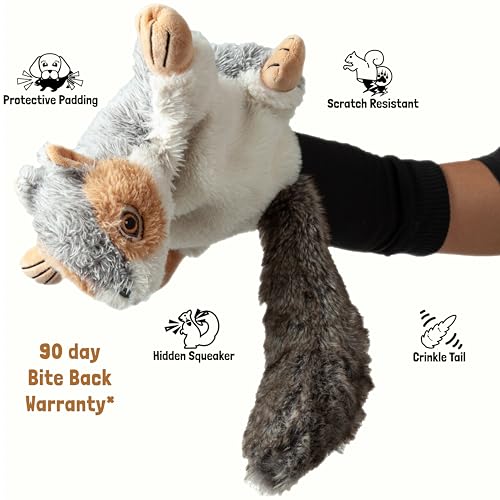 Pupr Pals Dog Toy Puppet with Tough Padding for Safe Interactive Play (Large / Nutjob)