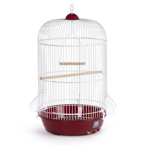Classic Round Bird Cage (Red)