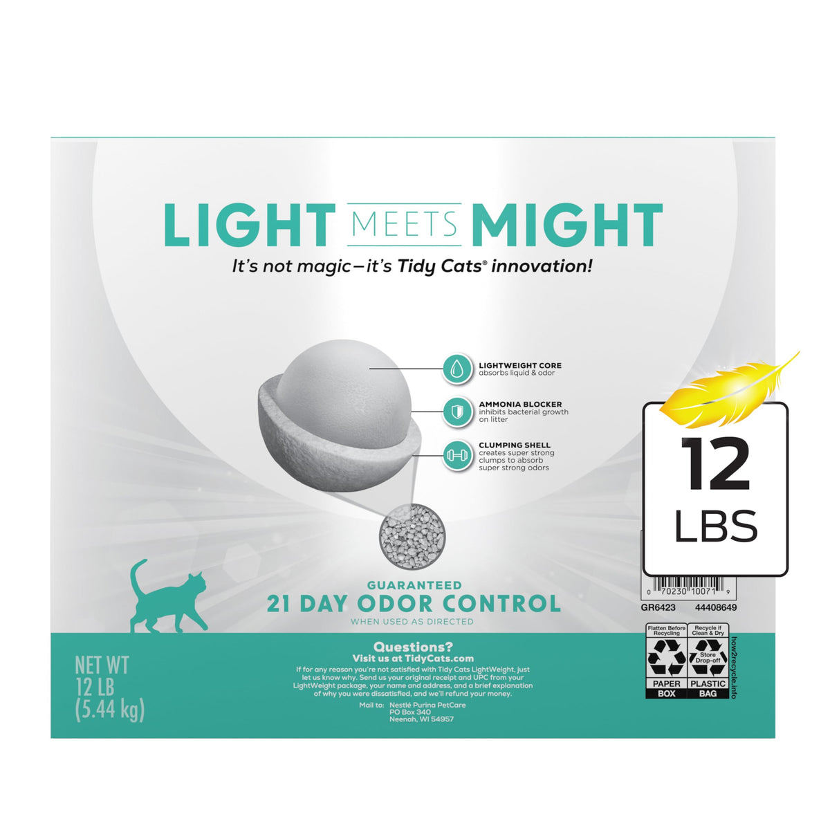 Free and Clean Lightweight Unscented Cat Litter (12 Pound (Pack of 1))