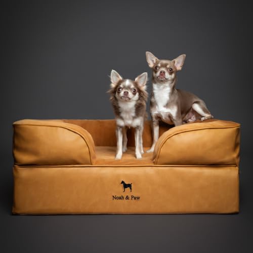 Dog Bed Orthopedic Memory Cooling Foam (Camel - LE / Medium)
