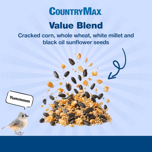 Backyard Seeds 20LB Value Blend Economy Mix Wild Bird Seed (Value Blend / 20 Pound (Pack of 1))