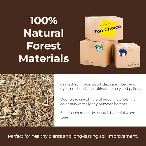 Premium Organic Wood Mulch for Gardens (1.3 CF - 37 L - 39 QTS / Organic Wood Mulch)
