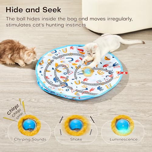 Interactive Cat Toys (28 Inch Play Mat)