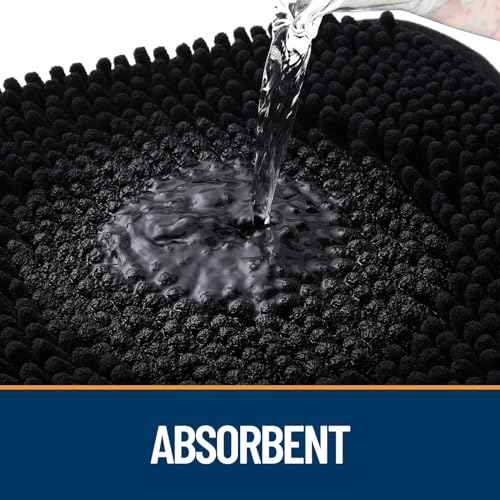 Dog Door Mat for Muddy Paws 70x32 (Black / 70" X 32")