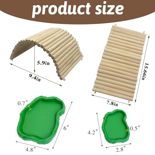 15.66 x 7.8 inch Wooden Reptile Hideout (15.66 x 7.8 inches)