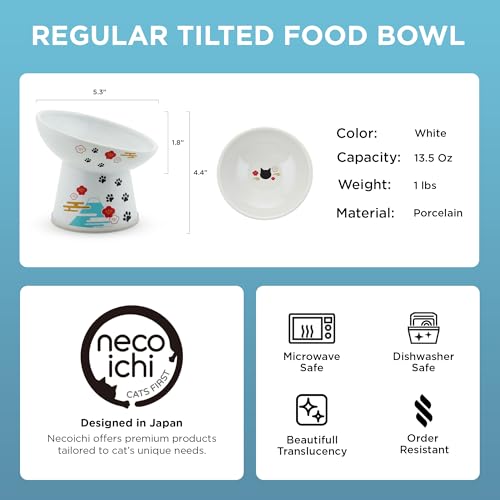 Necoichi Porcelain (Fuji / Regular Tilted)