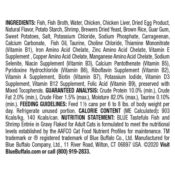 Tastefuls Wet Cat Food with Fish & Shrimp (4.13 Pound (Pack of 1))