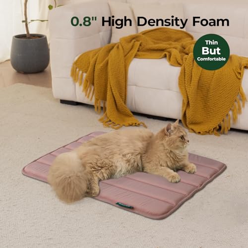 Dog Crate Pad (24.0"L x 18.0"W x 0.8"Th / Mellow Rose, 1 Pack)