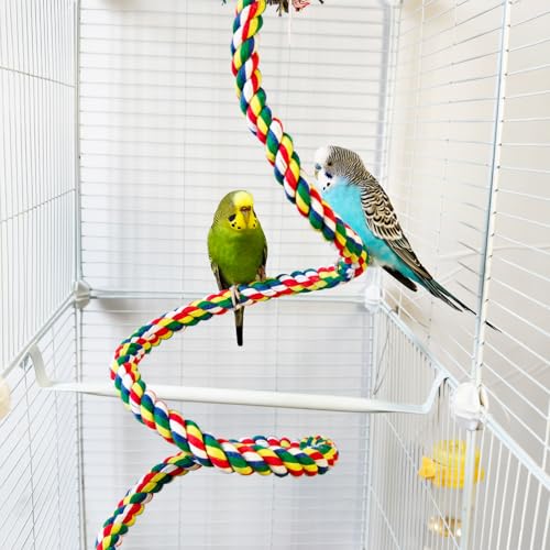 Bird Rope Perch & Birds Swing Set (polychrome / Medium)