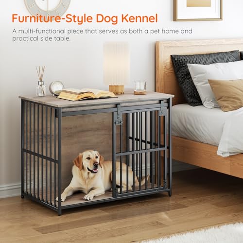 Dog Crate Furniture (Greige)