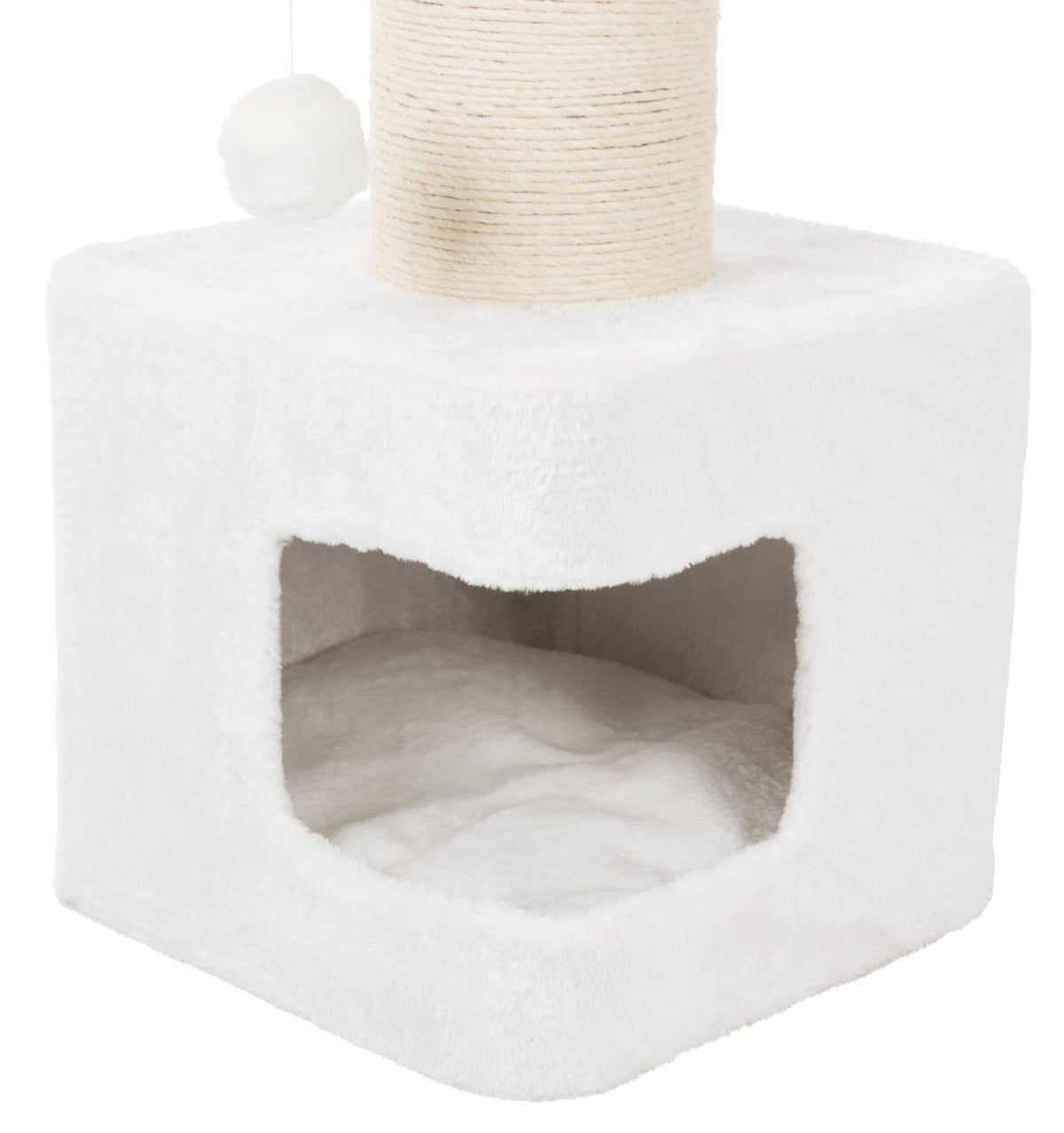 Ava Cat Tree Cat Tower with Condo & Thick Scratching Post (Gray)