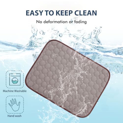 Summer Cooling Mat & Sleeping Pad (36" x 24" / Brown)