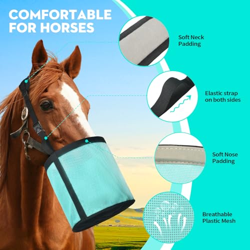 Horse Feed Bag 2 Pcs (2 Pcs Mint)