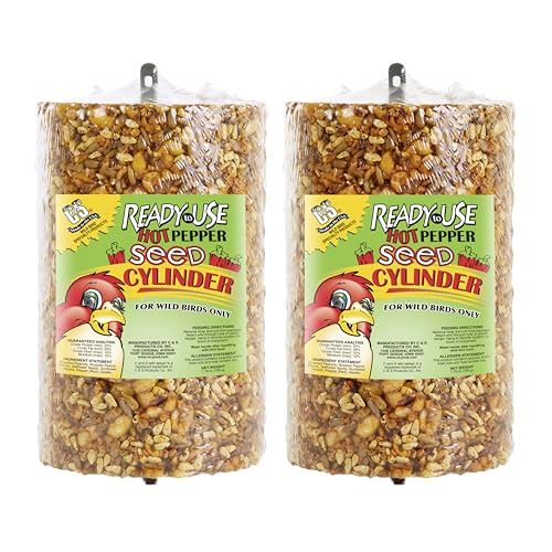 Ready to Use Hot Pepper Bird Seed Cylinder