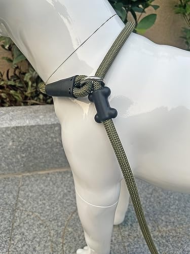 Slip Lead Dog Leash (1/2"×4ft / Army Green)