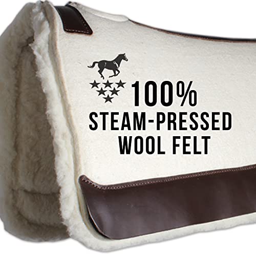 100% Steam Pressed Saddle Pad