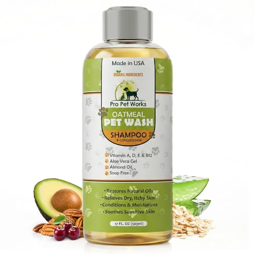 Oatmeal Dog Shampoo and Conditioner for Allergies