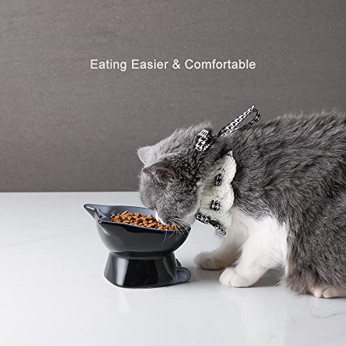 Elevated Cat Bowls (4.5 OZ / Gray)