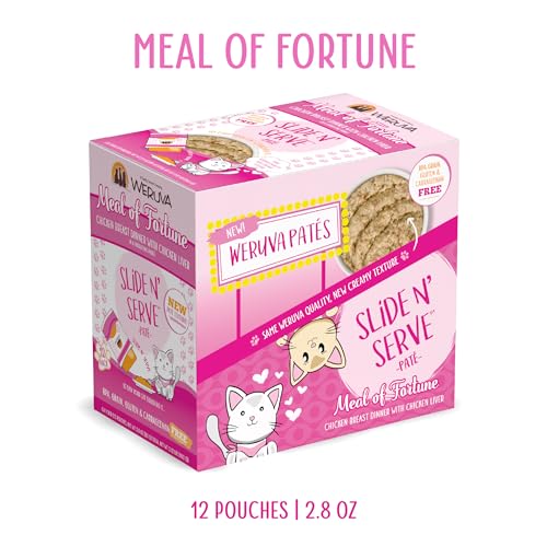 Wet Cat Food Meal of Fortune Chicken with Chicken Liver Pate (2.8 Ounce (Pack of 12))