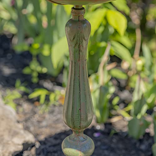 Pedestal Style Birdbath (Green)