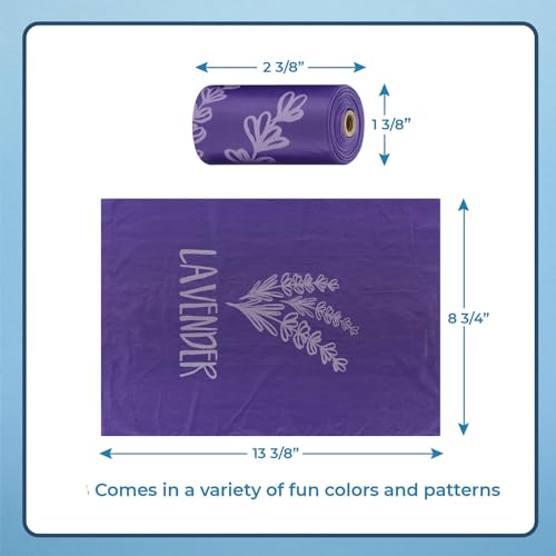 Poop Bags for Dogs (Assorted Colors 2 / 240 Bags)