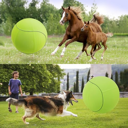 25" Herding Ball for Dogs & Horses with Green Nylon Cover (25 inches)