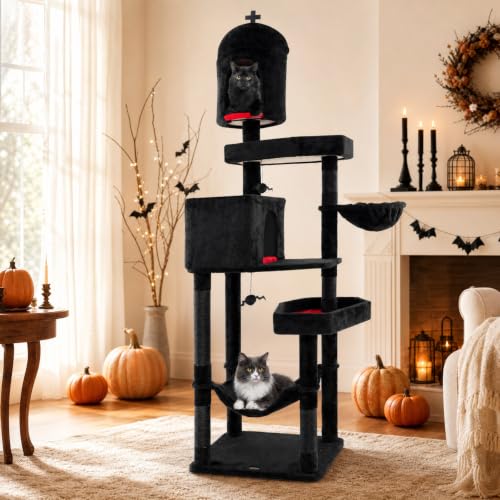 83 Inch Tall Gothic Cat Tree