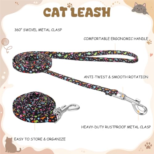 2 Pack Cat Harness and Leash (Dinosaur)