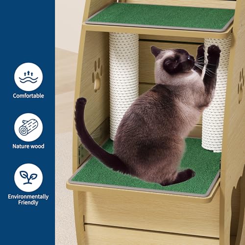 55" Multi Cat Exercise Wheel with 3