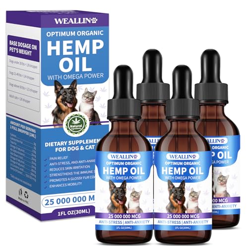 Hemp Oil for Dogs and Cats (4PC)