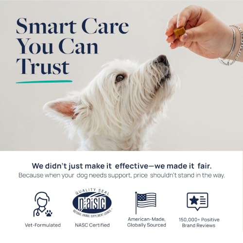 Smart Vitality Gut Health Soft Chews for Dogs (120 Count)