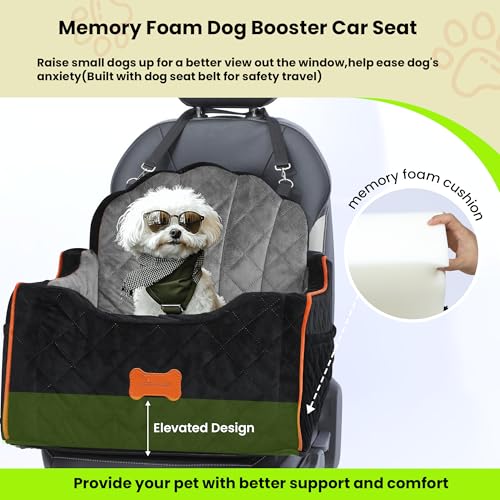 Dog Car Seat for Small Dogs Under 30lbs