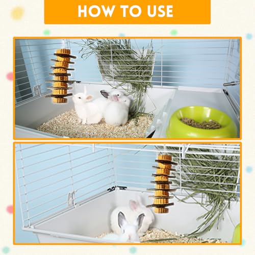 Natural Small Animal Chew Toys for Teeth (【Style B】)