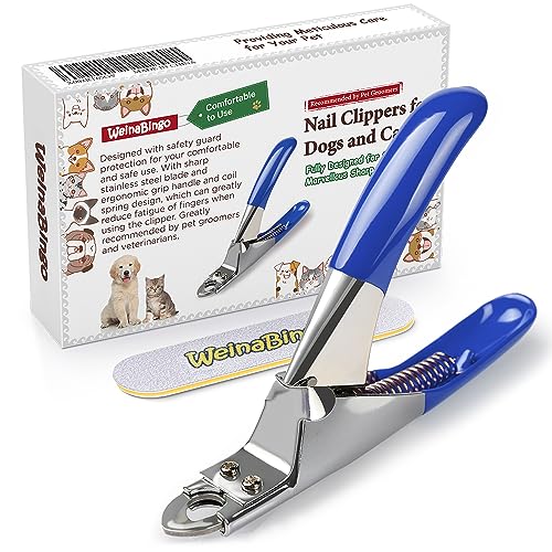 Dog Cat Pets Nail Clippers (Blue)