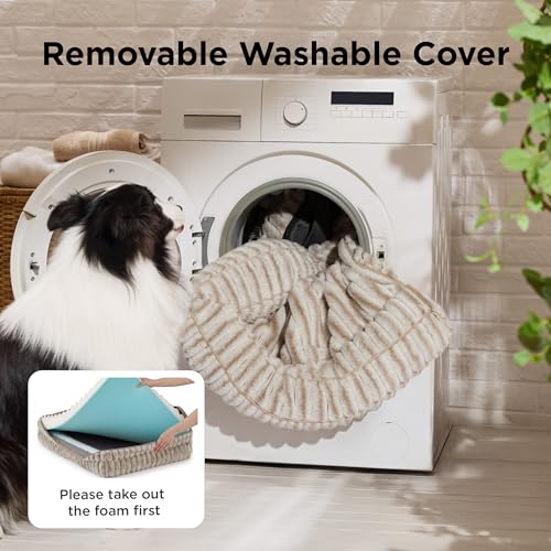 ComfyFleece® Memory Foam Orthopedic Dog Beds Medium Size Dog 30" (Amphora / 30.0"l X 20.0"w X 6.5"th)