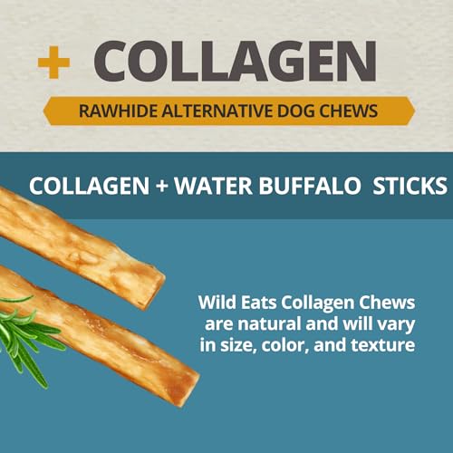 Water Buffalo Collagen Sticks for Dogs (5.7 Ounce (Pack of 25))