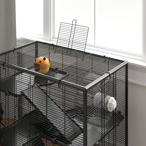 Large Hamster Cage with 9" Deep Tempered Glass Bottom (30.9"L x 19.1"W x 31.5"H)