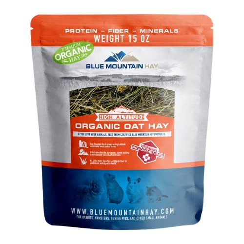 Organic Oat Hay for Small Pets (15 Ounce (Pack of 1))