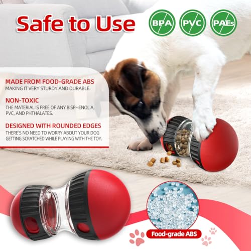 Interactive Dog Puzzle Toy (Red+Green)