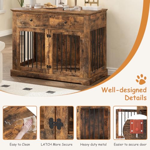 Dog Crate Furniture (Brown)