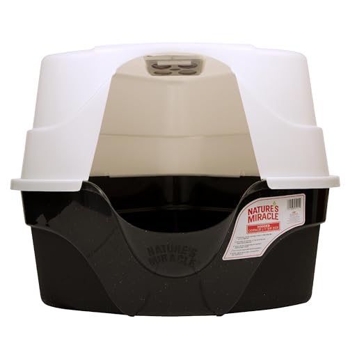 Advanced Hooded Corner Cat Litter Box with Charcoal Filter (Pack of 1)