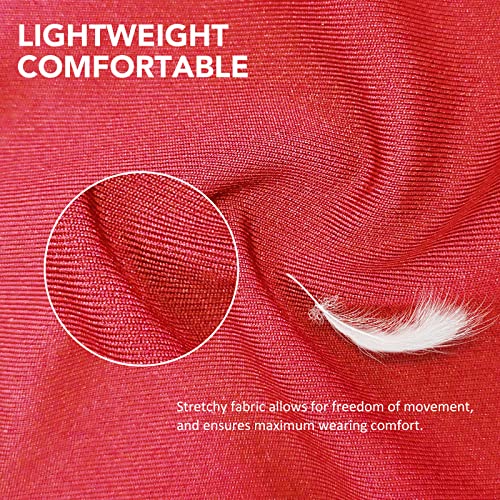 Super Comfort Stretchy Fly Mask Large Eye Space with UV Protection Soft on Skin with Breathability Lava Red L (Full (Large) / Lava Red)