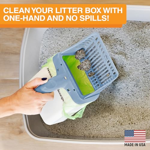Neater Scooper Standard Cat Litter Scoop (Blue / Standard - 195 Bags)